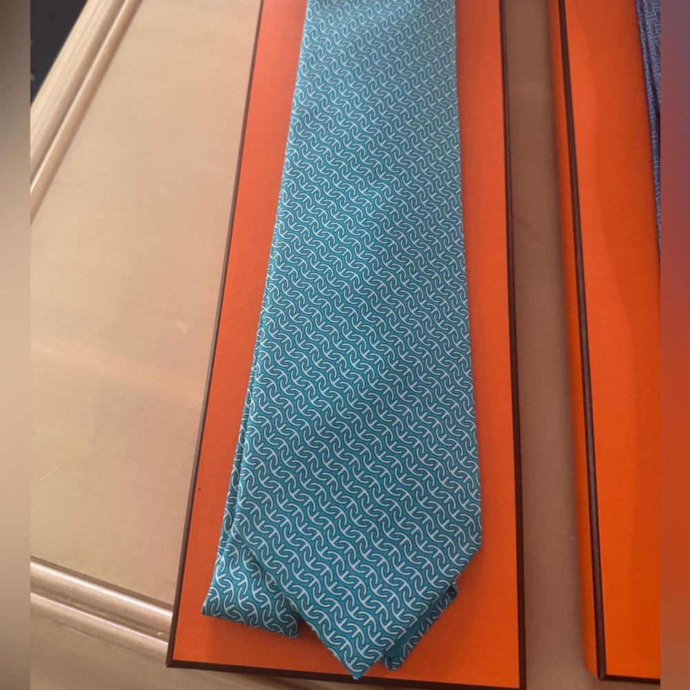 Hermes cravate heavy twill tie